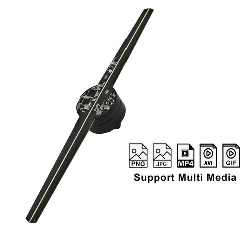 42cm 3d Led Advertising Display Hologram Fan 3d Fan Hologram 3d Hologram Projector Advertising Fan